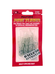 Pautzke 4ct Fire Tubes - Ghost Chrome