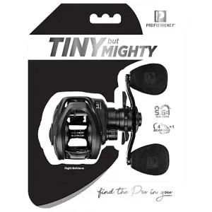 Profishiency - Anything Possible Tiny Baitcast Reel Black Clam Pack