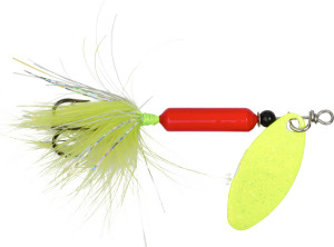 Rooster Tail 1/4oz - Red Chartreuse