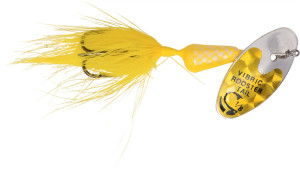 Vibric Rooster Tail 1/4oz - Yellow Mylar