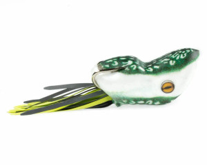 Southern Lure Scum Frog Popper - Natural Black/Green