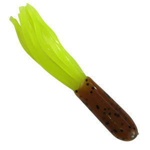 Southern Pro - 2.0" Little Hustler Pumpkinseed/Chartreuse 25pk