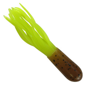 Southern Pro - 2.5" Little Hustler Pumpkinseed/Chartreuse Glow 25pk