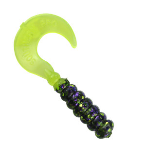 Southern Pro - 2" Hot Grub 50pk - Wildcat Chartreuse