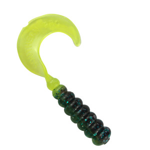 Southern Pro - 2" Hot Grub 50pk - Sour Grape / Chartreuse