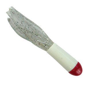 Southern Pro - 1.5" Crappie Tube 50pk Red/White/Clear Sparkle