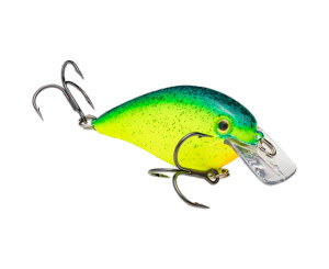 Strike King KVD Squarebill 1.5 - Chartreuse Blue/Black Splatterback