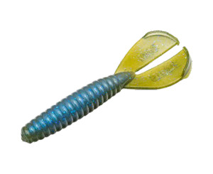 Strike King 4" Rage Twin Tail Menace 8pk - Moon Juice