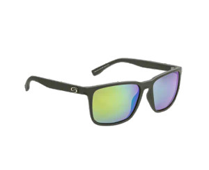 Strike King S11 "Rogue" Sunglasses, Matte OD Green frame/Revo Green mirror/Amber lens