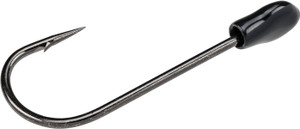 Strike King Tour Grade Trailer Hooks 6pk Black Nickel - 1/0