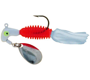 Team Crappie - Blakemore Crappie Tamer 1/8oz 12/card - Fl Red White Pearl