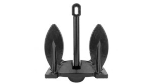 TH Marine - Boater Essentials Navy Anchor 15lb Coated Blk TH Marine - Boater Essentials Navy Anchor 15lb Coated Blk