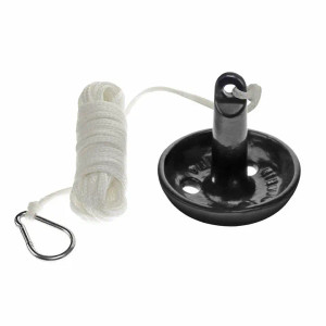 TH Marine - Boater Essentials Mushroom Anchor Kit- 10lb Coated Anchor- 5/16" X 50' PP Anchor Line with Hook TH Marine - Boater Essentials Mushroom Anchor Kit- 10lb Coated Anchor- 5/16" X 50' PP Anchor Line with Hook