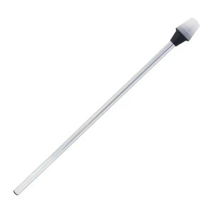 TH Marine - Boater Essentials All-Round Stern Light 24" Light Traditional Alum. Straight w/locking collar, current: 1a