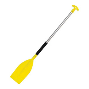 TH Marine - Boater Essentials Paddle 4 1/2' Aluminum/Synthetic paddle in YELLOW blade, foam grip 22" from Handle, 0.8mmT