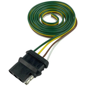 TH Marine - Boater Essentials 4-Way Vehicle End Trailer Connector