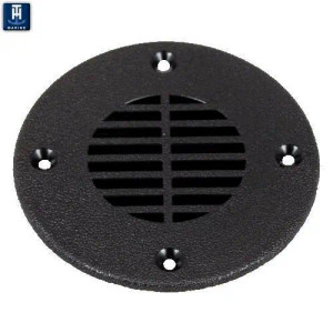 TH Marine 2 1/2" Floor Drain - Black