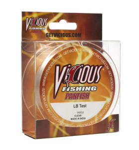 Vicious Panfish Mono 6lb 330yd - Lo-Vis Clear