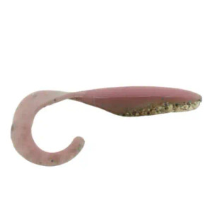 Walleye Assassin - 4" Culry Shad Walleye 10ct - Pink Diamond