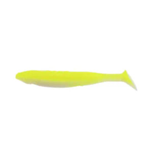 Walleye Assassin - 3" Die Dapper Walleye 10Ct - Chartreuse White