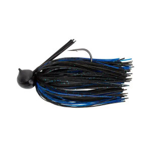 War Eagle 1/2oz Pro Football Jig - Black Blue Shiner
