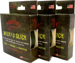 Woodstock Line Co. - Wicked Slick PE Superbraid 200 yd - 25# Test Green