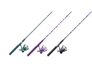 Zebco Splash Purple 6' 2pc Spin Combo