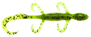 Z-Man 6" Lizard 6pk - Watermelon/Chartreuse Tail
