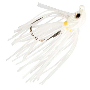 Z-Man Midwest Finesse Swim Jig 3/16oz - Pearl Ghost