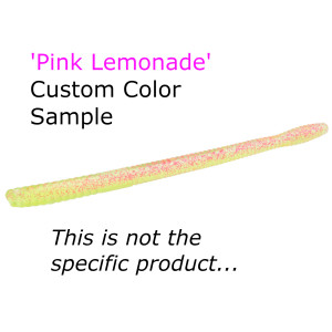 Zoom Magnum Trick Worm 8pk - Pink Lemonade