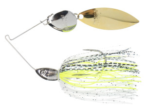 Nichols Lures Catalyst Spinnerbait, Bombshell Shad, Colorado/Willow, 1/2oz