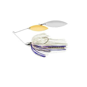 War Eagle Nickel Frame  Double Willow 3/8oz Spinnerbait Purple Shad