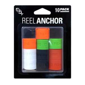 13 Fishing Anchor Reel Wrap - Multi Color 10pk - RAR-MULTIPK