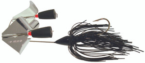 Accent Double Buzz Bait 1/2 - Black/Blue Fleck