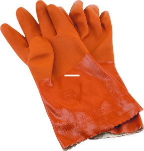 AFW Sea Grip Gloves - XL Vinyl Waterproof; Orange