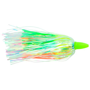 AFW Smoker Choker Lure - 4'' Chart//Orang/Pearl Skirt