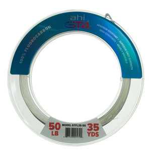 Ahi Gt4 Fluorocarbon Leader - 35 yd 50 lb - GTFL35-50