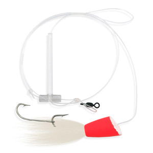 Aqua-Clear Bug Surf Rig - White Hair; Orange Float