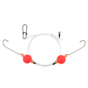 Aqua-Clear Surf Ball Rig - Sz1 XL Hk; Orange Floats
