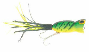 Arbogast Hula Popper - 5/8oz 2.25'' Fire Tiger