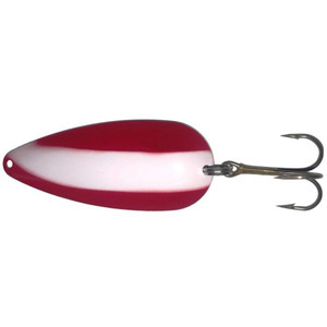 Arcadia Casting Spoon - 1/2oz Red/White Stripe