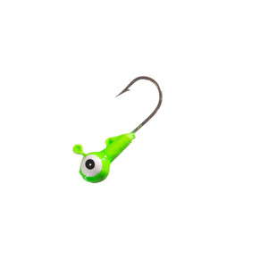 Arkie Double Eye Jig Head - 1/16oz Lime 10pk