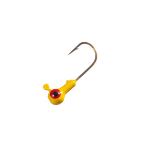 Arkie Double Eye Jig Head - 1/16oz Yellow 10pk