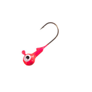 Arkie Double Eye Jig Head - 1/32oz Pink 10pk