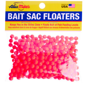 Atlas Mikes Bait Sac Floater - Red 300pk