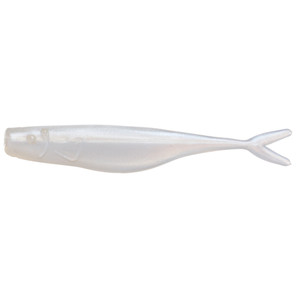 Bass Assassin SplitTail Shad - 5'' Pearl 10pk