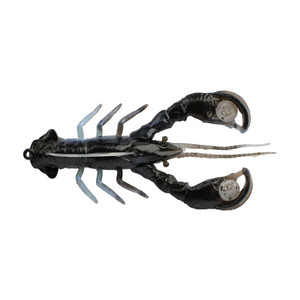 Berkley PB Clatter Craw - 3.5'' Black/Blue 2pk