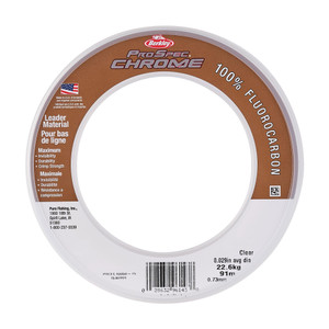 Berkley ProSpec Chrom Fl Ldr - 25 yd Clear 80 lb