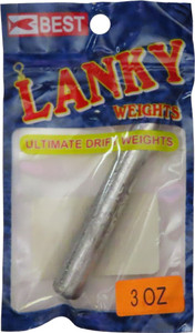 BEST Lanky Weight - 3oz Unpainted 1pk