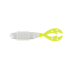 Big Bite Kamikaze Swimon - 2.5'' Pearl/Cht Tail 8pk